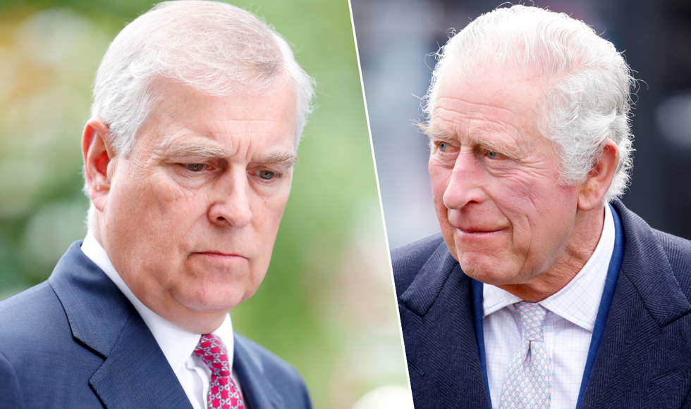 King Charles and Prince Andrew