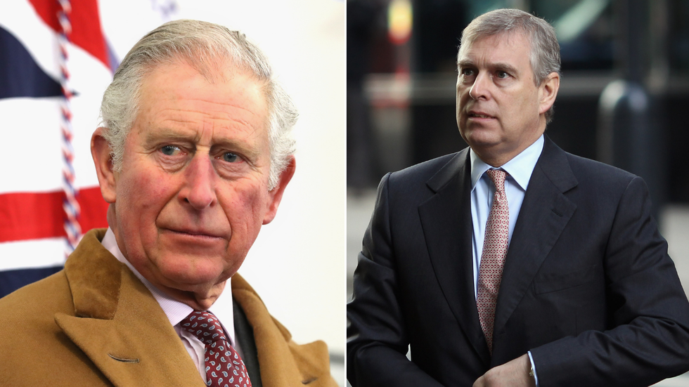 King Charles and Prince Andrew