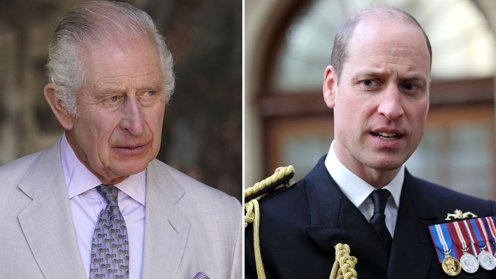 King Charles and Prince William