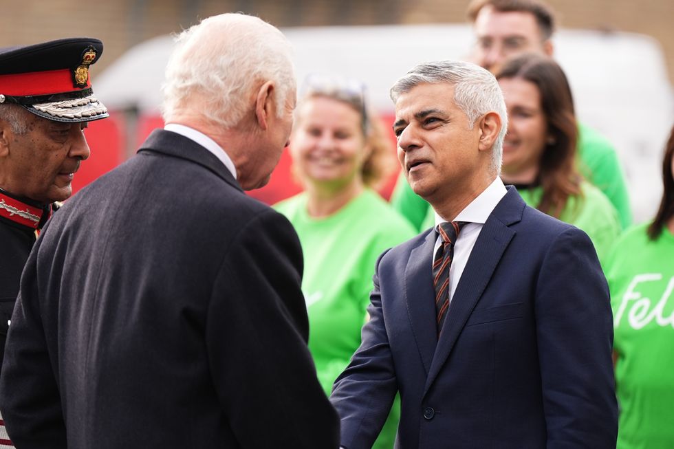 King Charles and Sadiq Khan