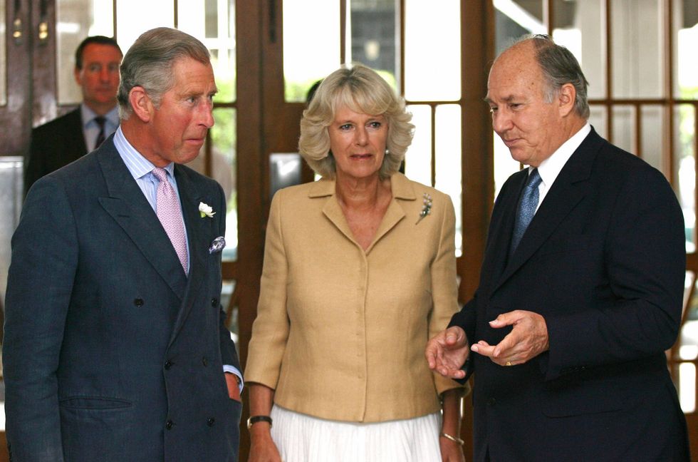 King Charles and the Aga Khan