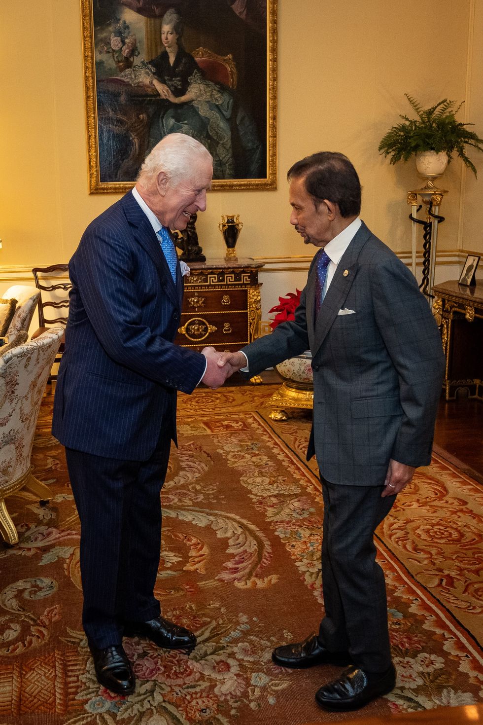 King Charles held an audience with the Sultan of Brunei