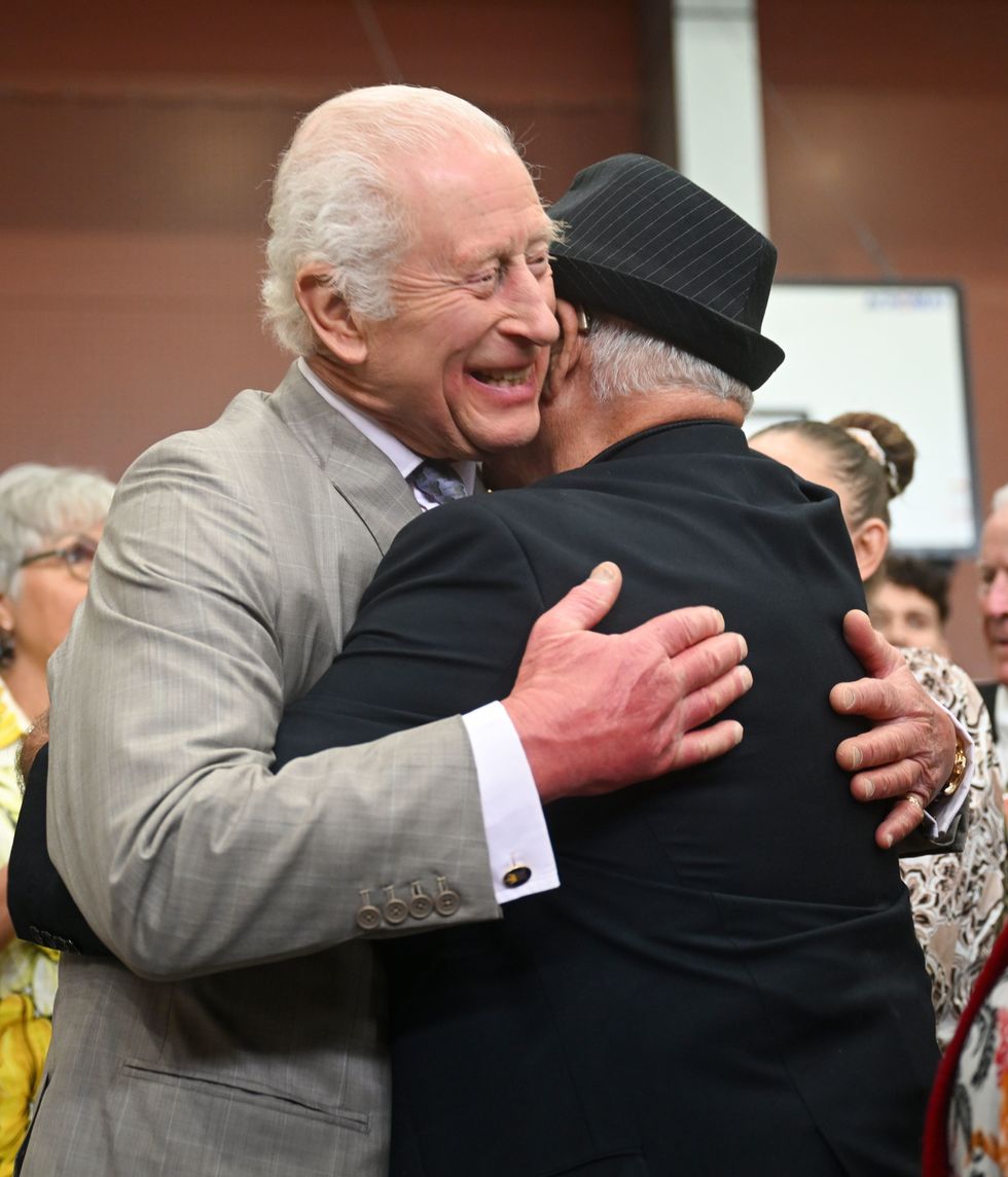 King Charles III meets with members of the indigenous community,