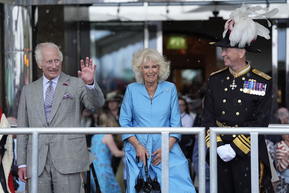 King Charles III, Queen Camilla and Jerry Kyd