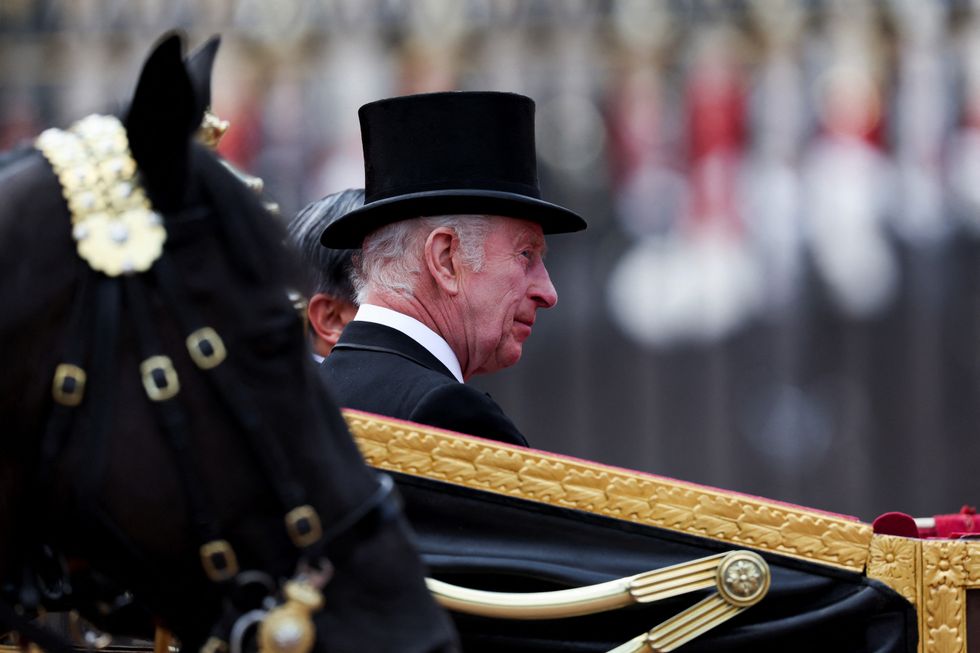 King Charles III with Emperor Naruhito