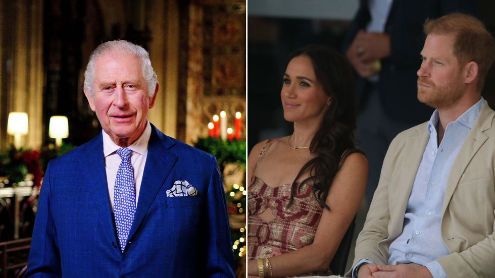 King Charles, Meghan Markle and Prince Harry