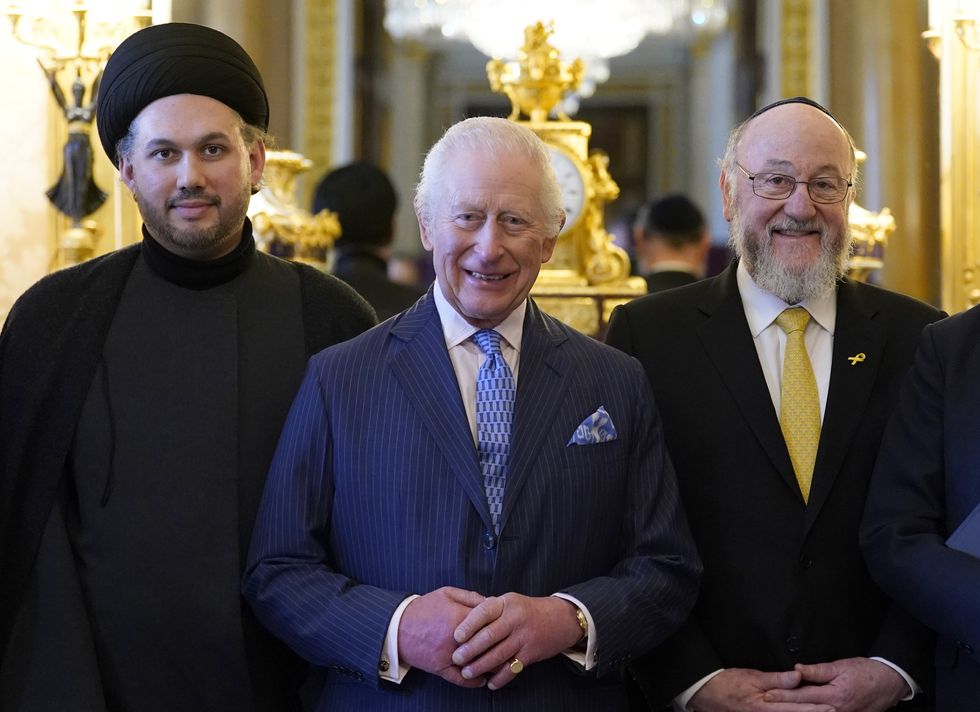 King Charles met with faith leaders