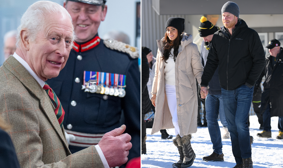 King Charles, Prince Harry and Meghan Markle