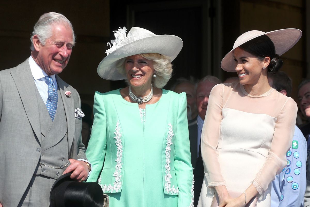 King Charles, Queen Camilla and Meghan Markle