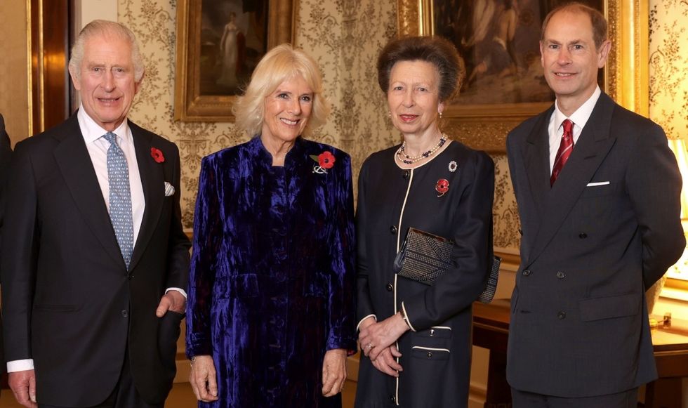 King Charles, Queen Camilla, Princess Anne, Prince Edward