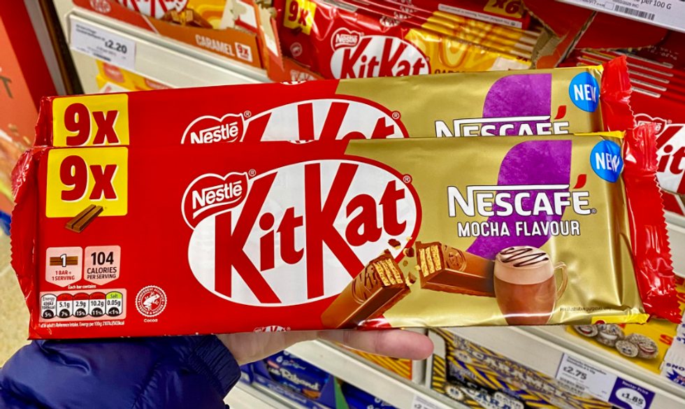 KitKat Nescafu00e9 mocha-flavoured bars