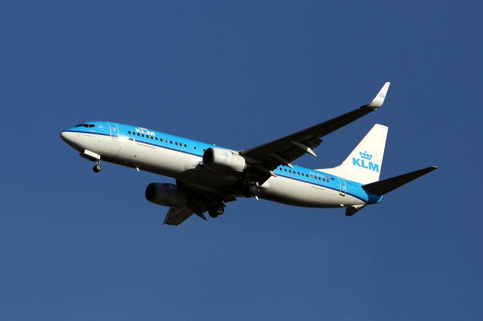 KLM flight