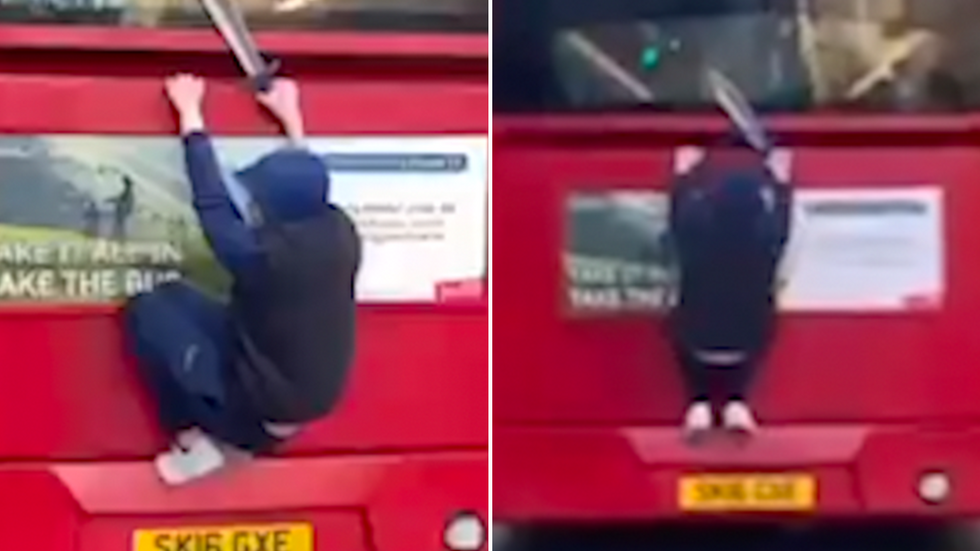 Knife-wielding man on Brighton bus