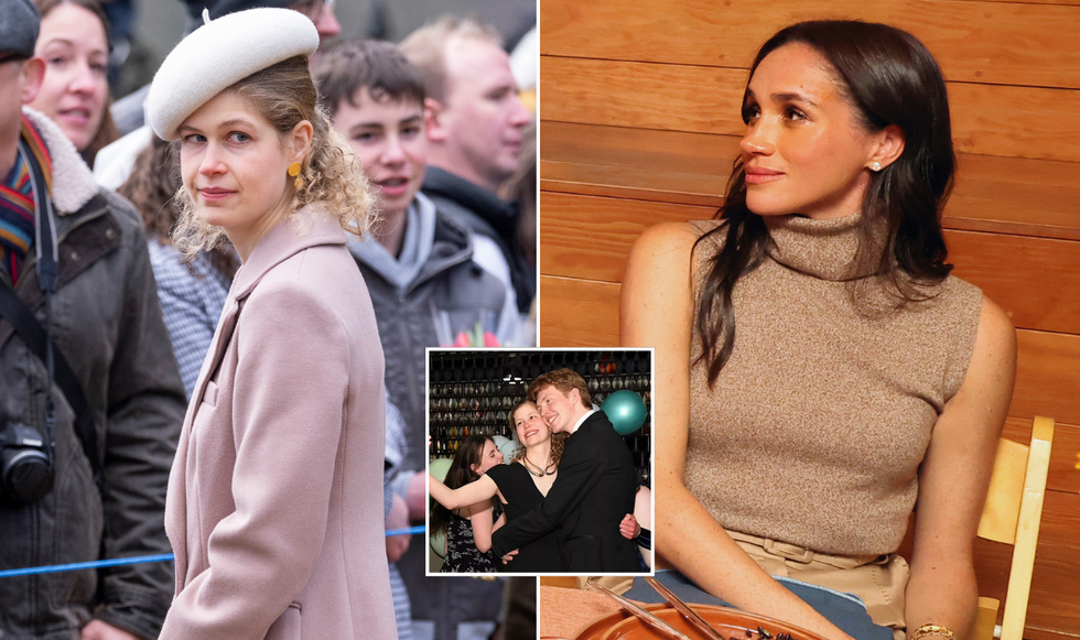 Lady Louise Windsor and Meghan Markle