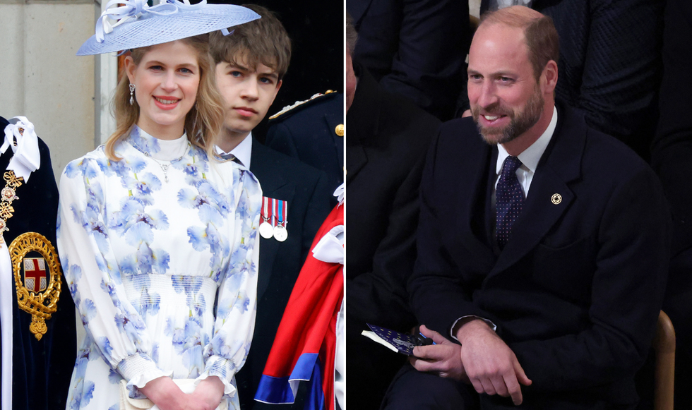 Lady Louise Windsor and Prince William