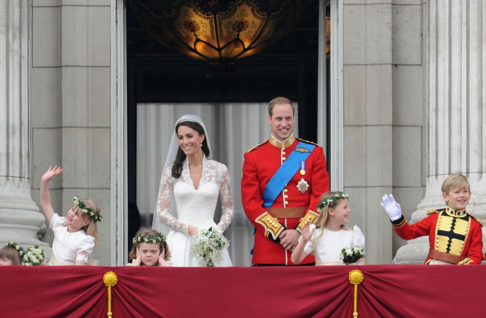 Lady Louise Windsor, Prince William and Princess Kate