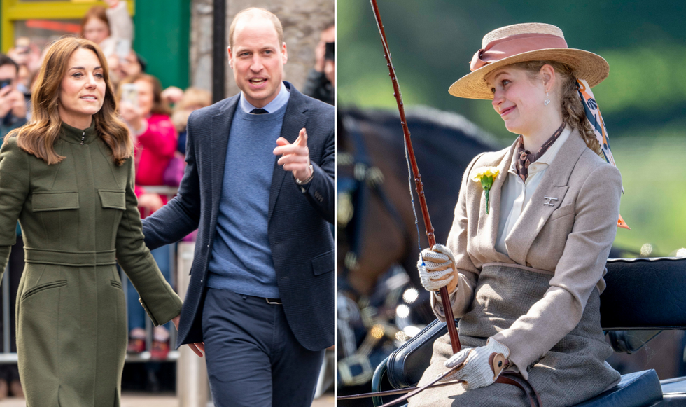 Lady Louise Windsor, Princess Kate and Prince William