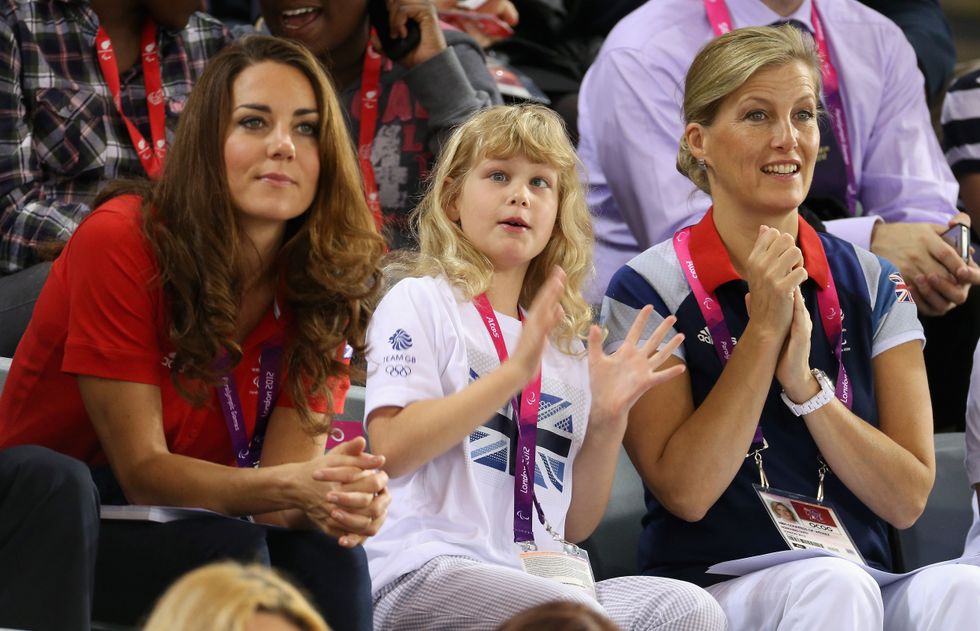 Lady Louise Windsor, Princess Kate, and the Duchess of Edinburgh