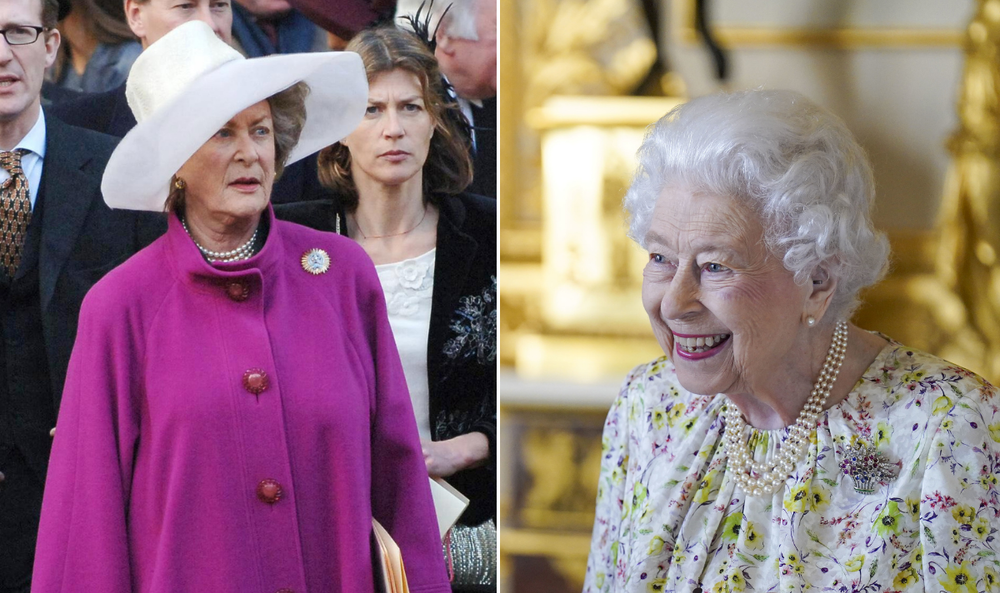 Lady Pamela Hicks and Queen Elizabeth II