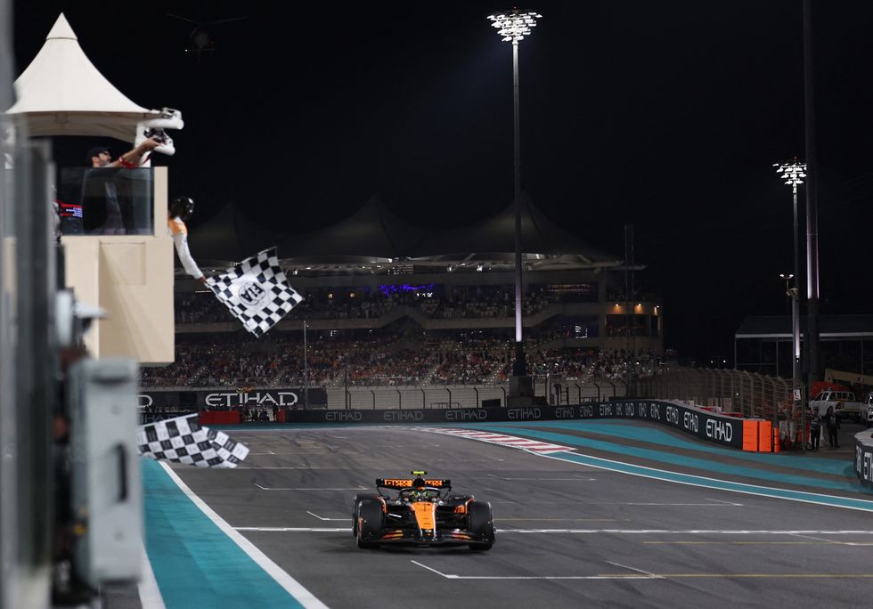 Lando Norris stormed to victory at the Abu Dhabi Grand Prixu200b