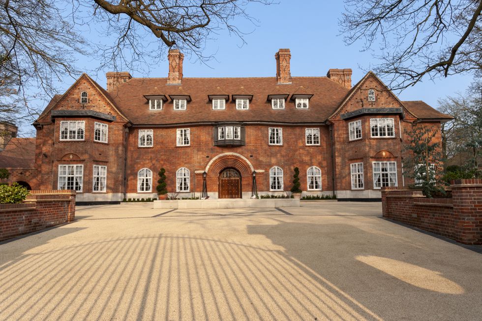 Large house on Bishops Avenue, London, UK