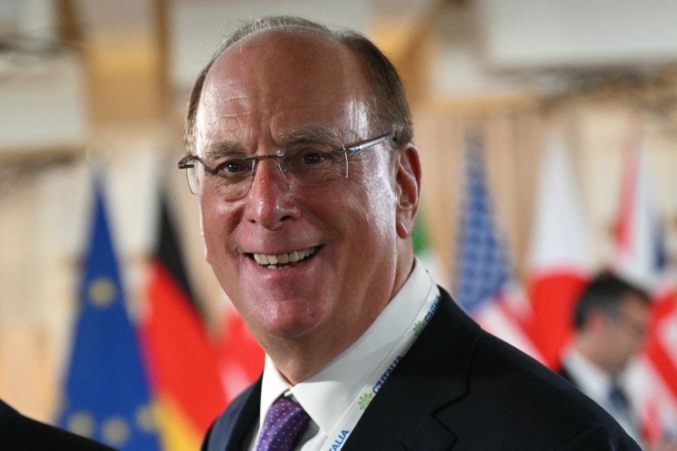 Larry Fink, the chief executive of BlackRock