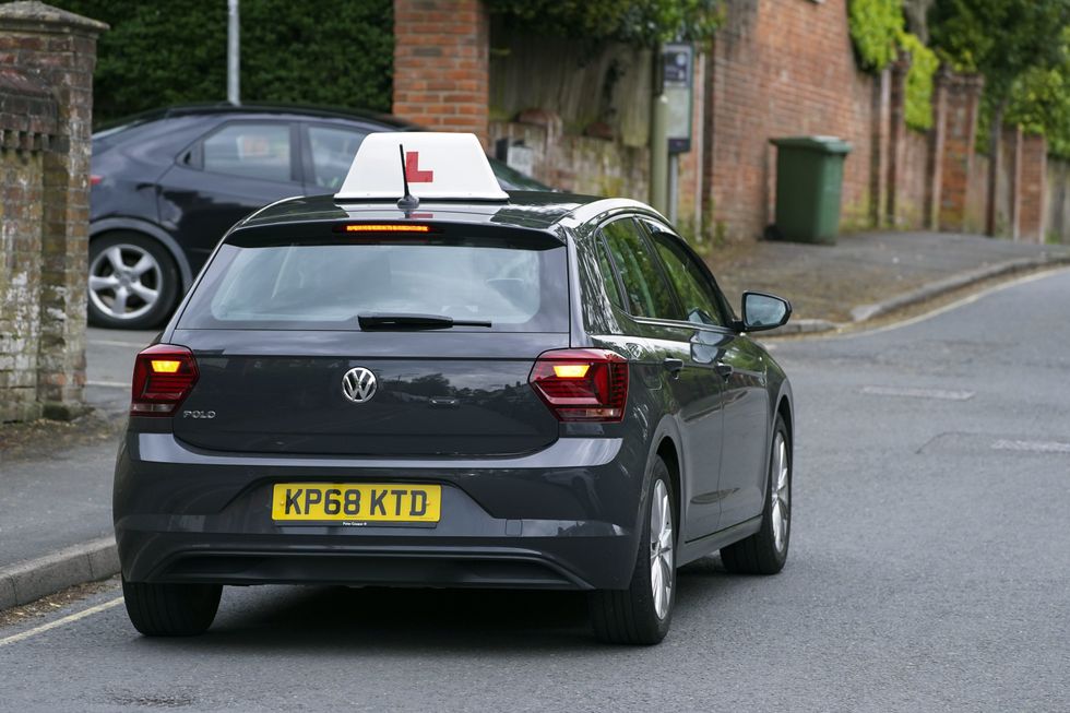 Learner plate car