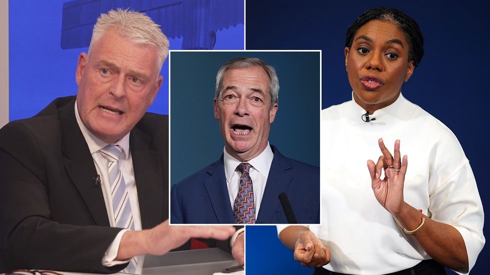 Lee Anderson, Nigel Farage, Kemi Badenoch