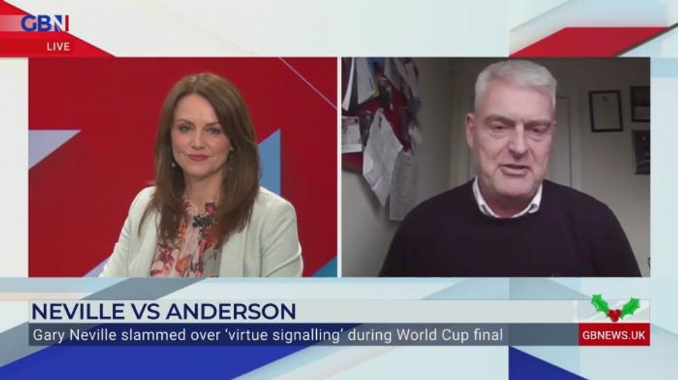 Lee Anderson MP calls out ‘hypocritical’ Gary Neville for comments on workers’ rights at World Cup final - ‘He’s a MORON!’