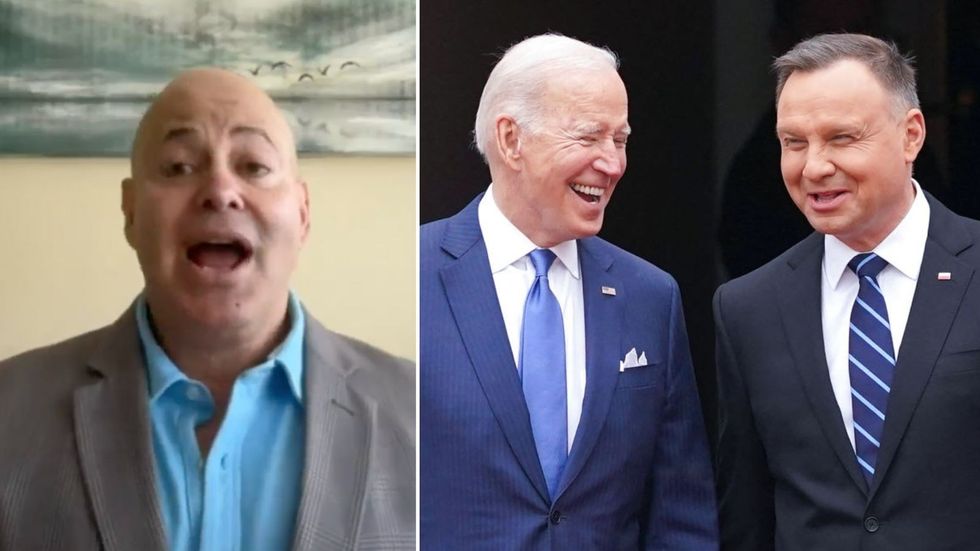 Lee Cohen, Joe Biden and Andrzej Duda