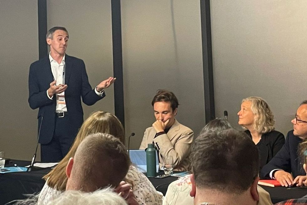 Lewis Atkinson appeared on Hope Not Hate's event at the Labour Party's 2024 conference