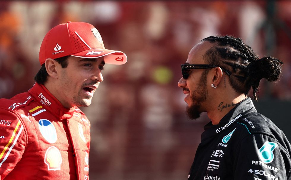 Lewis Hamilton Charles Leclerc