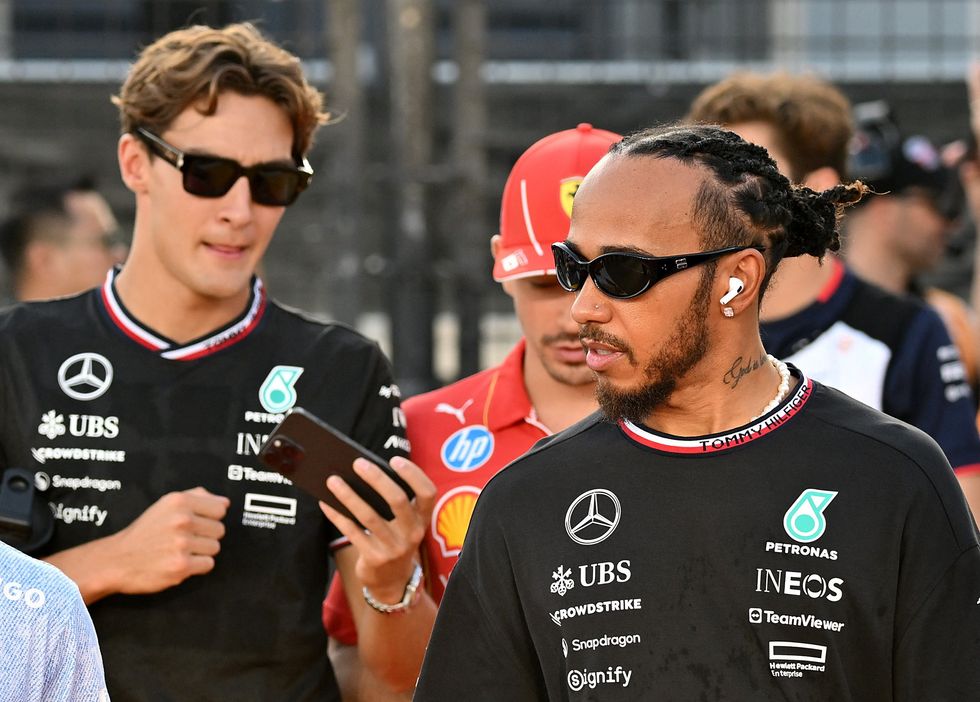 Lewis Hamilton is ahead of George Russell in the Drivers' Championship