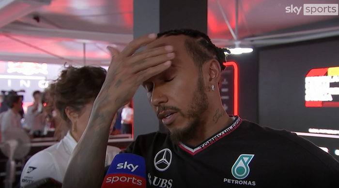 Lewis Hamilton was not happy with his performance on Saturday\u200b