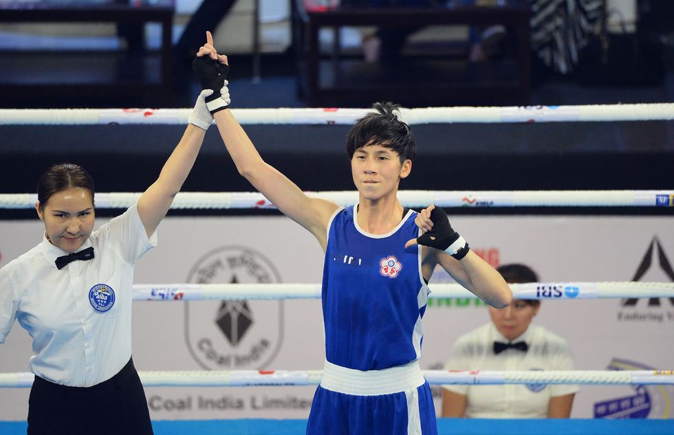 Lin Yu-ting is competing in the 55kg category on Friday