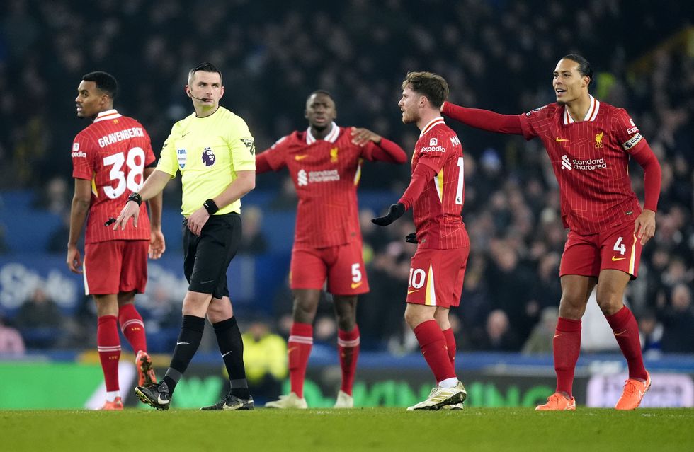 Liverpool Michael Oliver Everton