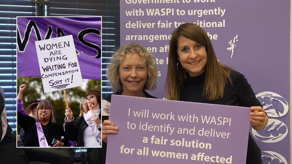 Liz Kendall previously supporting Waspi campaign and Waspi protest