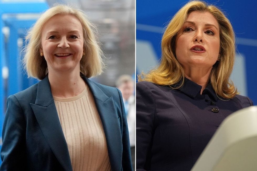 Liz Truss and Penny Mordaunt