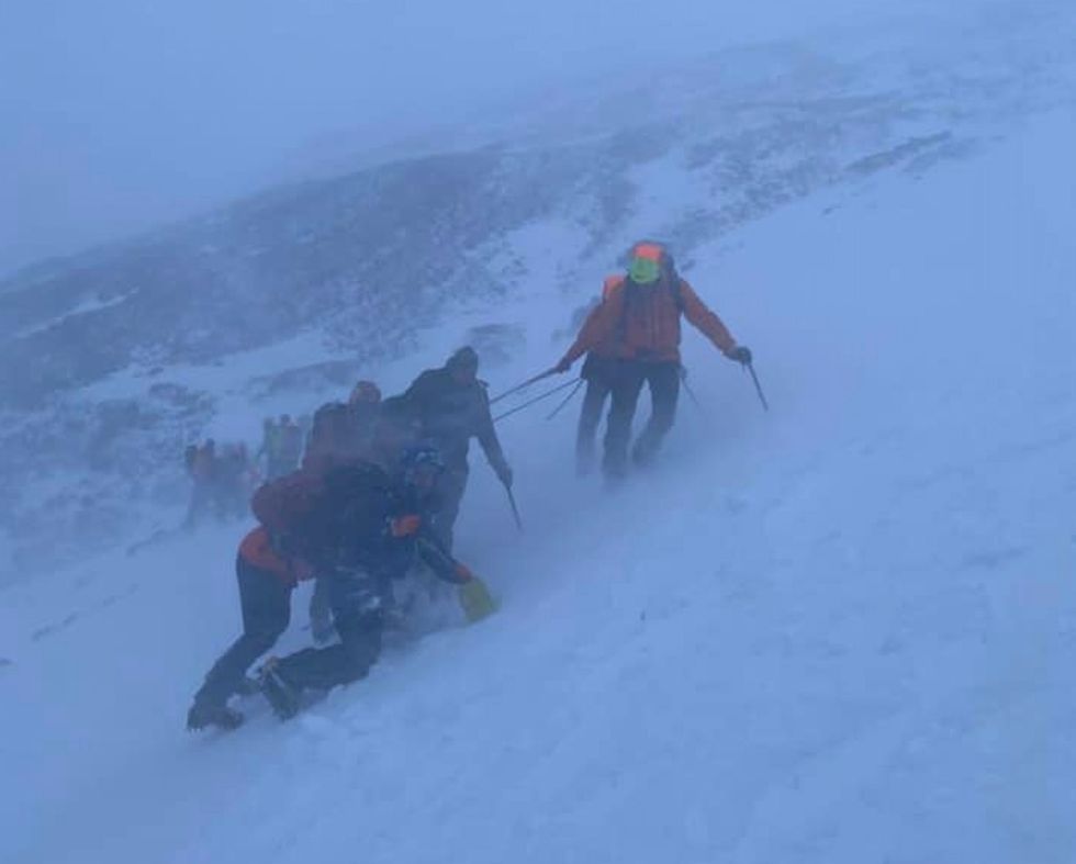 Lochaber Mountain Rescue Team attending to a seperate incident this week