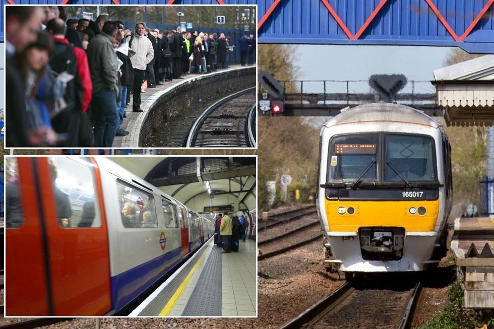 London commuter chaos: TfL passengers left fuming as trains and tubes cancelled due to trespassers