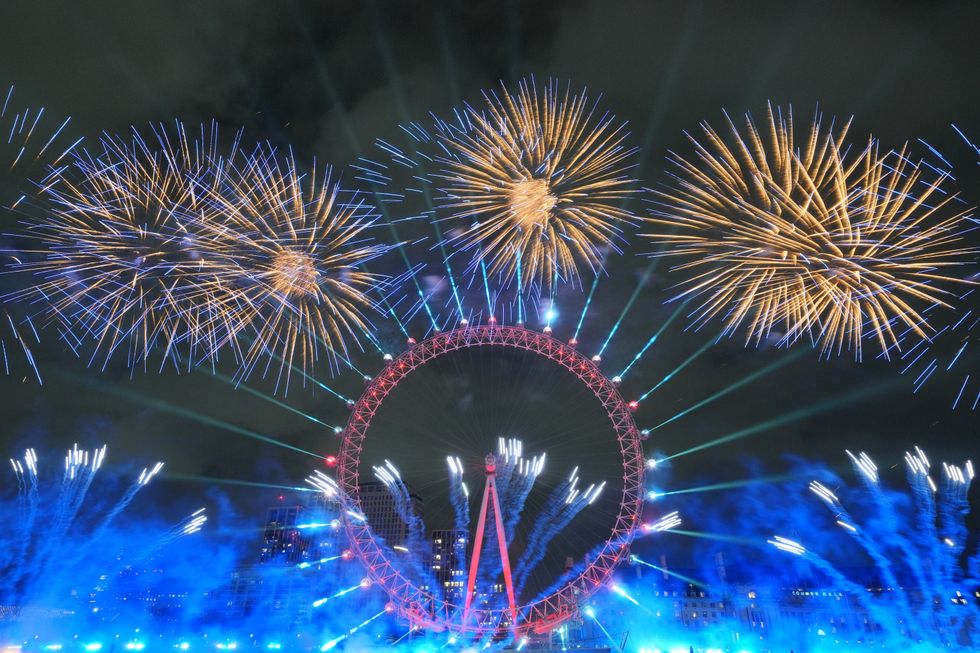 London NYE fireworks 2025