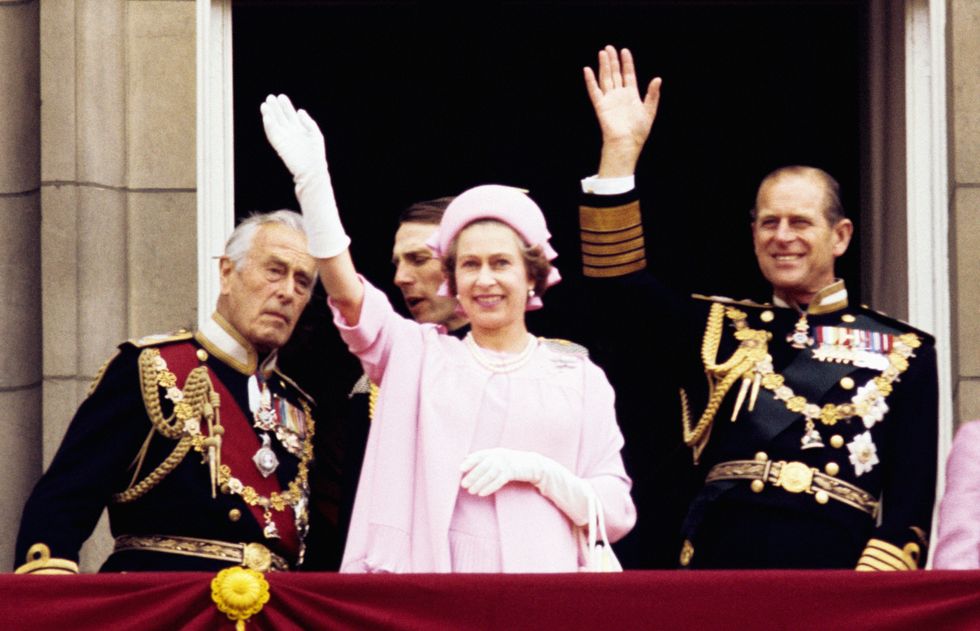 Lord Mountbatten and Queen Elizabeth II