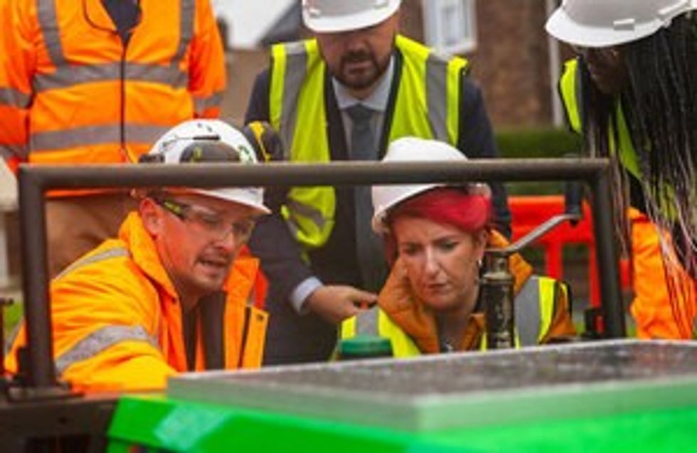 Louise Haigh repairing roads