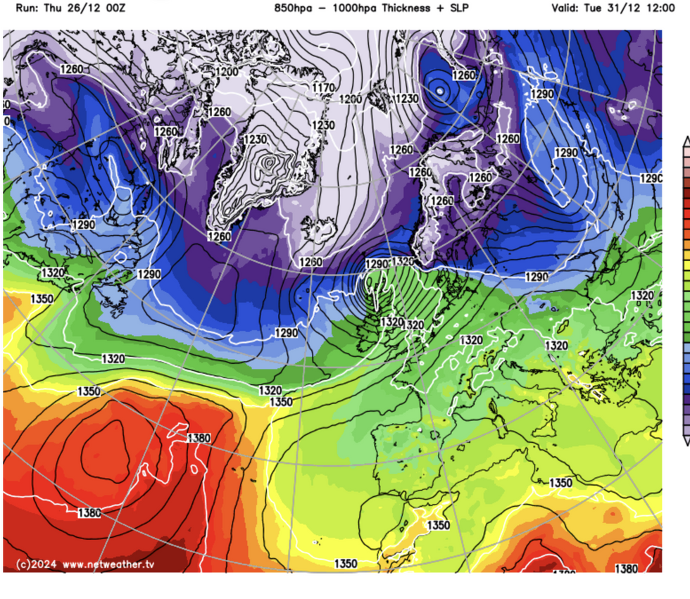 Low pressure spins in the North Atlantic