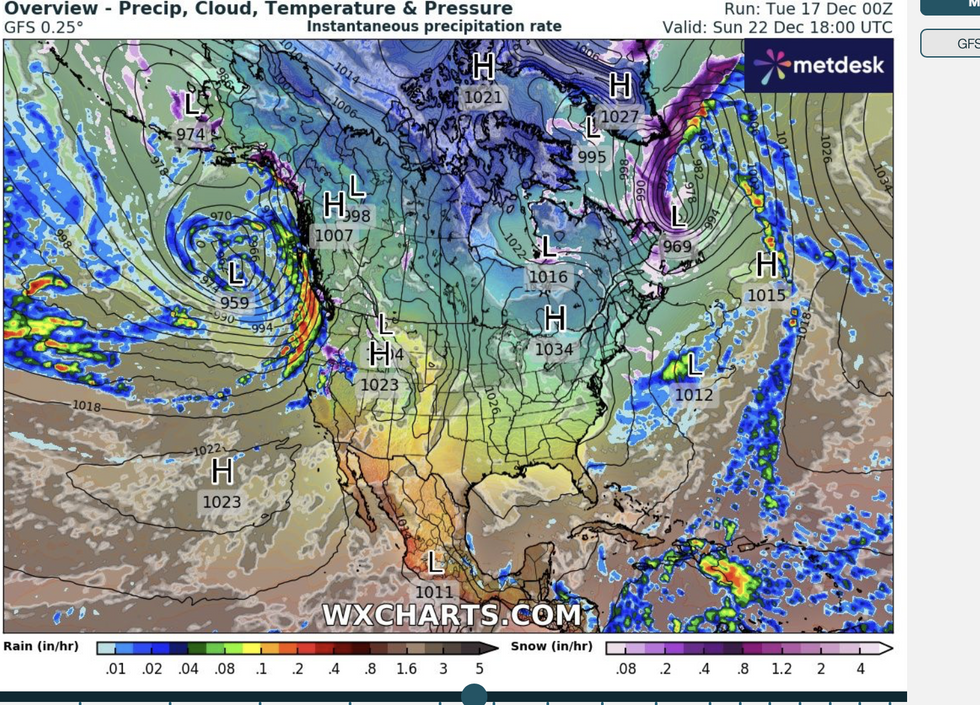 Low pressure systems barrel through the country