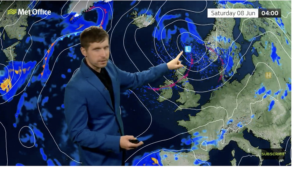 Low pressure to affect the weather this weekend according to Met Office\u2019s Alex Burkill