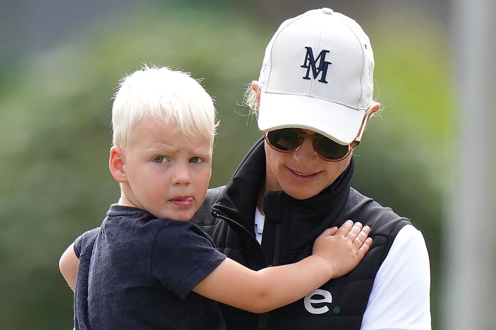 Lucas and Zara Tindall