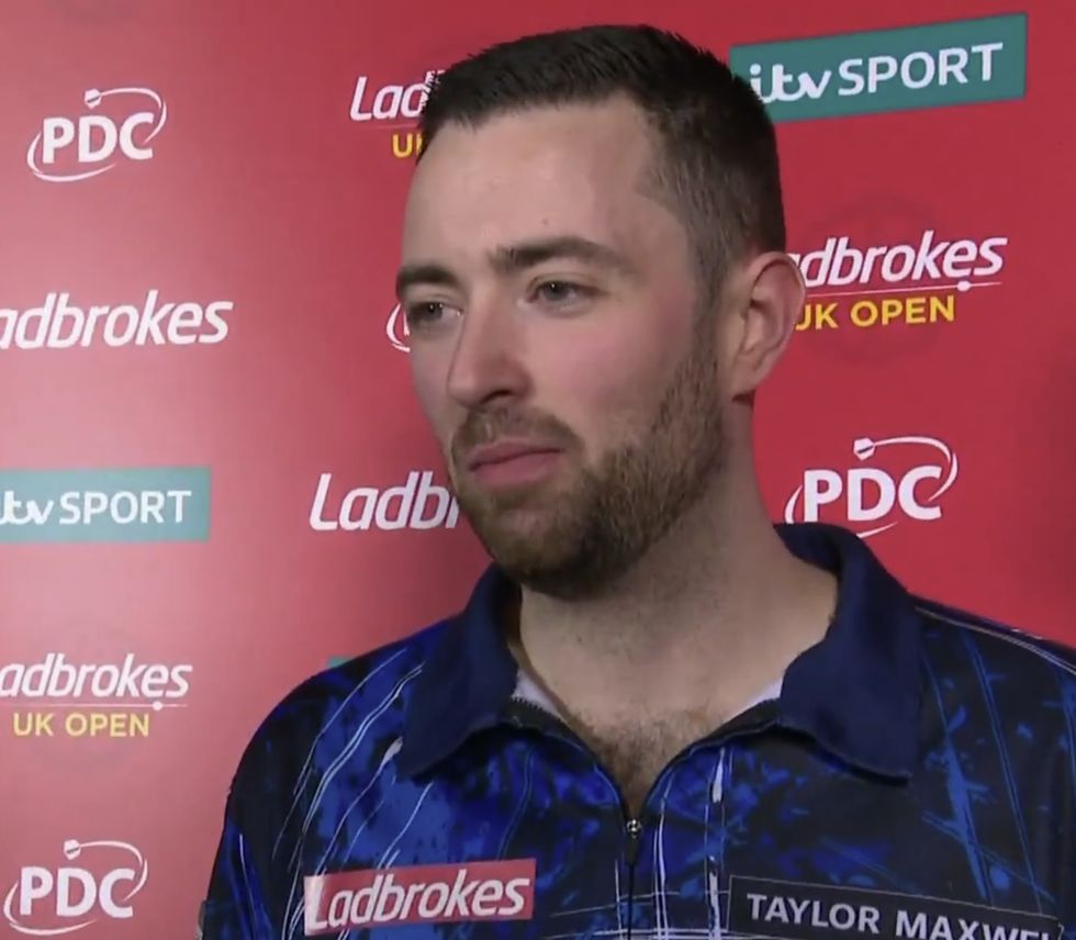 Luke Humphries was not happy despite winning 10-0 at the UK Open