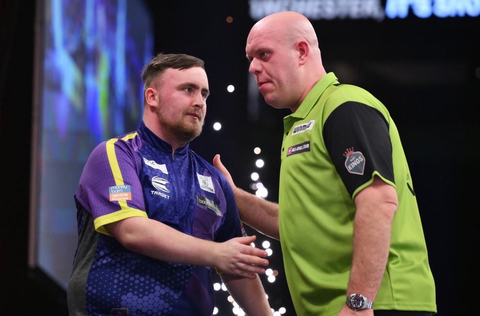 Luke Littler hits back at Michael van Gerwen with 'comfortable' comment ...