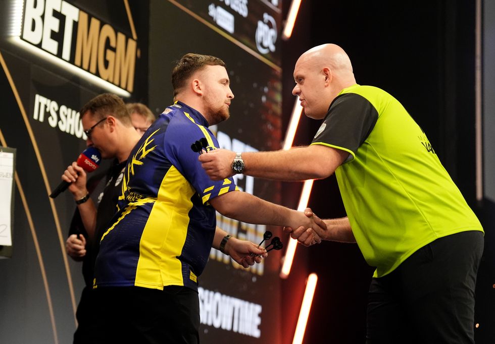 Luke Littler Michael van Gerwen